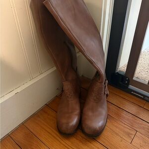 Vince Camuto Tan Over the Knee Boots